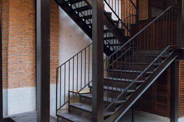 Escalier acier Mirabel